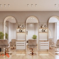 Phương án thiết kế salon tóc JK Hair Salon của anh Cường tại Buôn Ma Thuột  